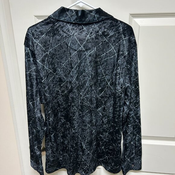 Vintage 90s Wilke Rodrigues Poly Button-Down Shirt - Picture 4 of 4